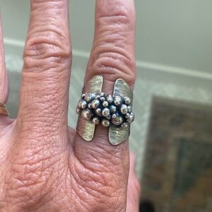 Sterling silver size 9 Artist ring